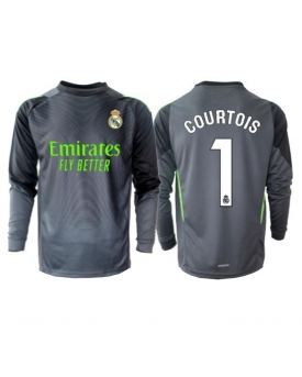 Real Madrid Thibaut Courtois #1 Portiere Maglia Gara Terza Repliche 2025-26 Maniche Lunghe